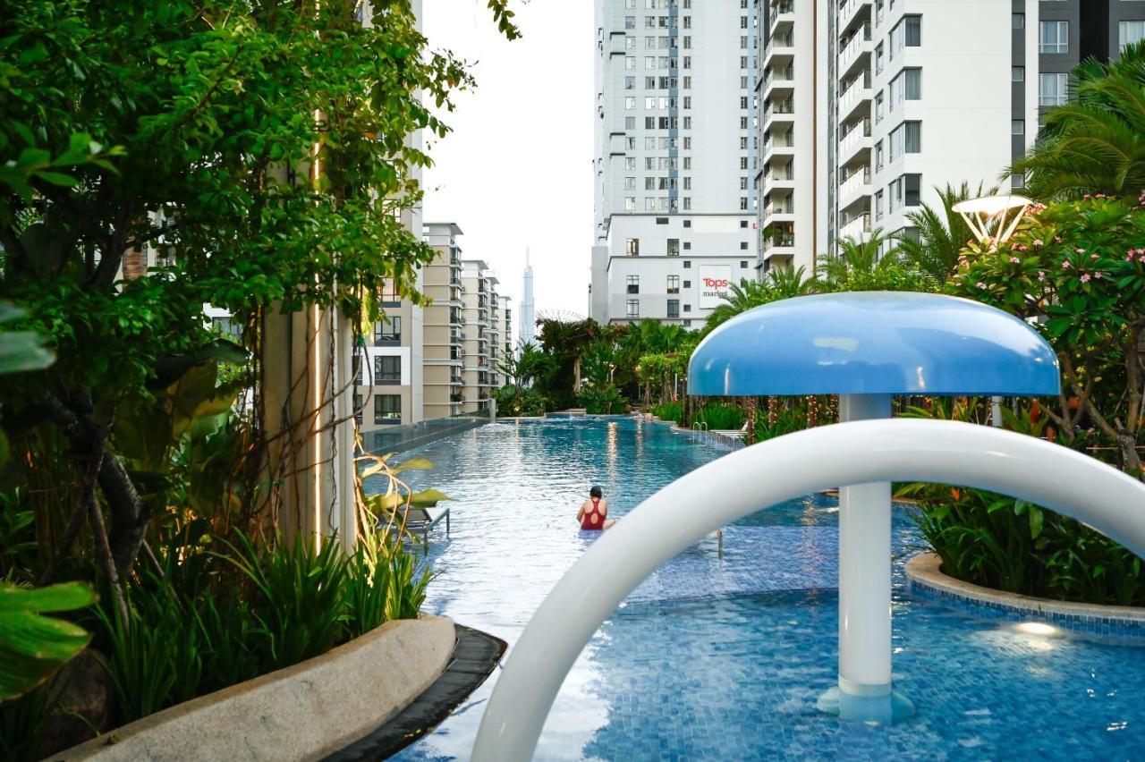 Estella Heights Saigon City View 2Br Apartment & Pool, Ho-Chi-Minh-Stadt Exterior foto