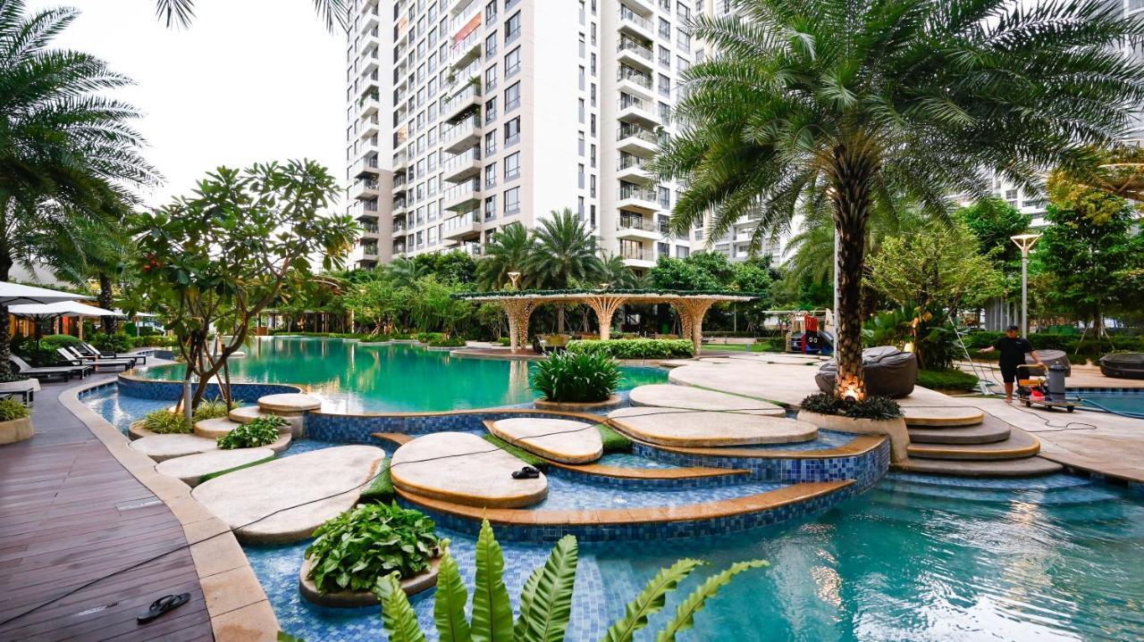 Estella Heights Saigon City View 2Br Apartment & Pool, Ho-Chi-Minh-Stadt Exterior foto