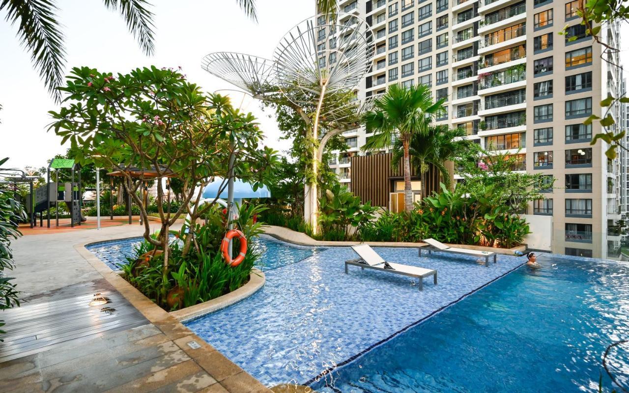 Estella Heights Saigon City View 2Br Apartment & Pool, Ho-Chi-Minh-Stadt Exterior foto