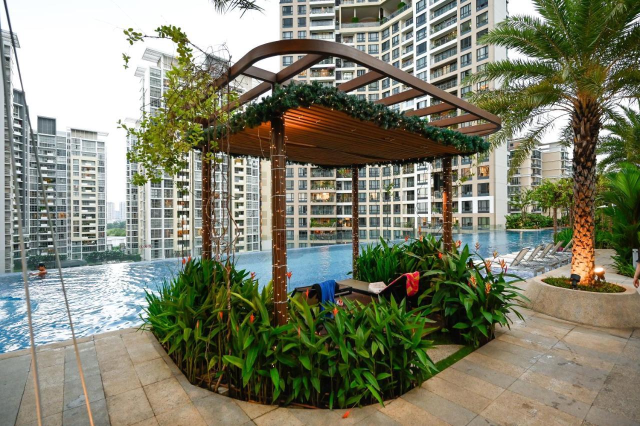 Estella Heights Saigon City View 2Br Apartment & Pool, Ho-Chi-Minh-Stadt Exterior foto